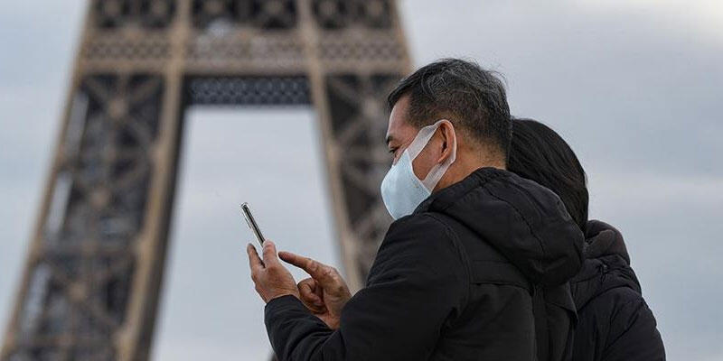 Fransa'da son 24 saatte 26 bin 788 Kovid-19 vakası tespit edildi