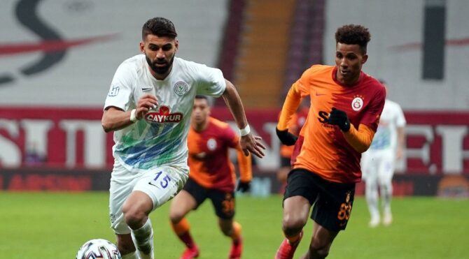 Galatasaray 17 yıl sonra evinde Rizespor’a yenildi