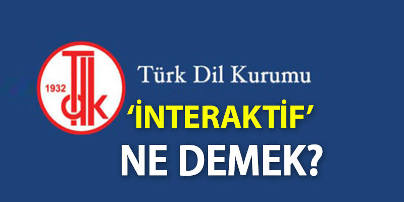İnteraktif Ne Demek? Tdk'ya Göre İnteraktif Kelime Anlamı Nedir, Nasıl Kullanılır?