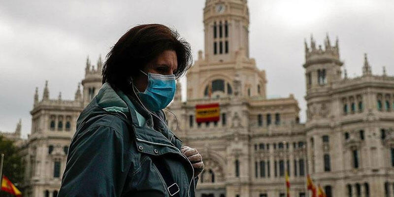 İspanya'da Kovid-19 nedeniyle son 4 günde 633 kişi hayatını kaybetti