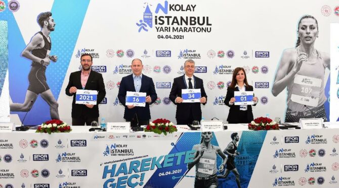 İstanbul Yarı Maratonu’nun basın toplantısı yapıldı