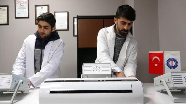 Koronavirüsü yok eden cihaz Van'dan 4 ülkeye ihraç edildi