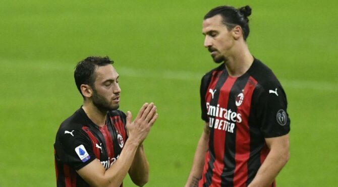 Milan’a Hakan Çalhanoğlu ve Ibrahimovic’ten kötü haber