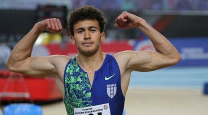 Milli atlet Ayetullah Demir’den 60 metre engelli rekoru