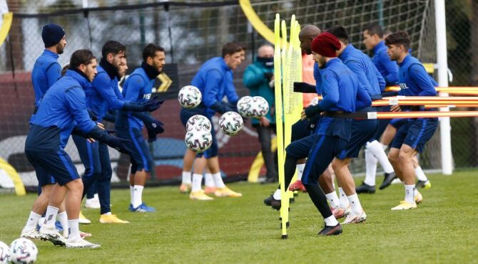 Trabzonspor’da Trondsen takımla birlikte çalıştı