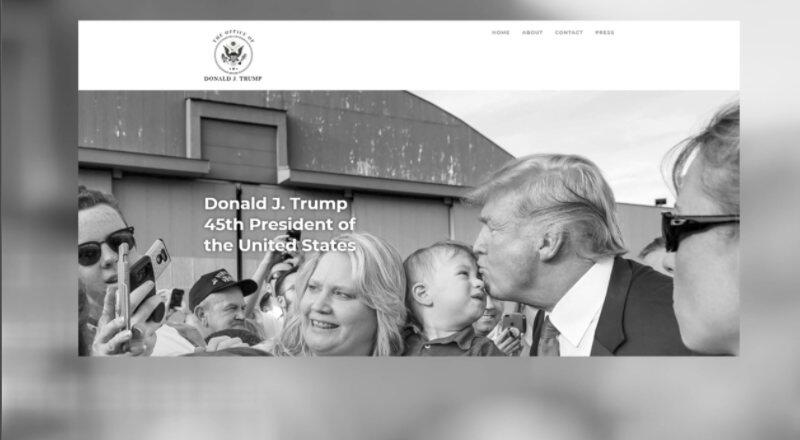Trump internet sitesini açtı