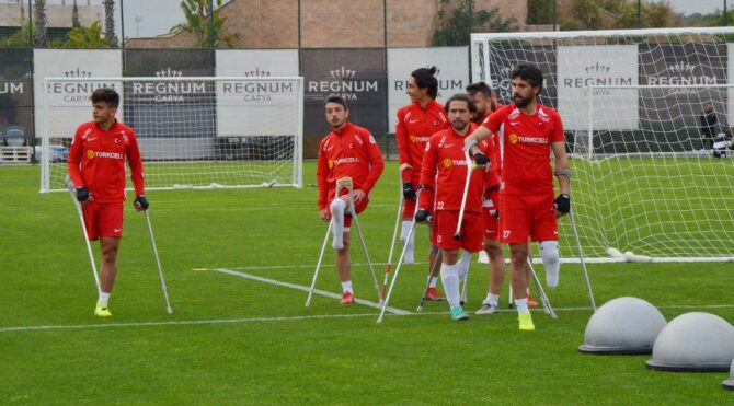 Türkiye Ampute Milli Takımı’nda hedef Avrupa şampiyonluğu