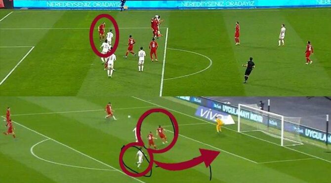 Türkiye Letonya maçına damga vuran an! Caner Erkin gündem oldu…