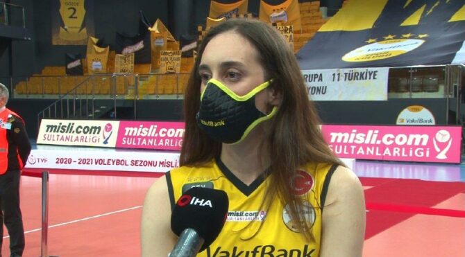 Ayça Aykaç: Tek konsantrasyonumuz o maç olacak