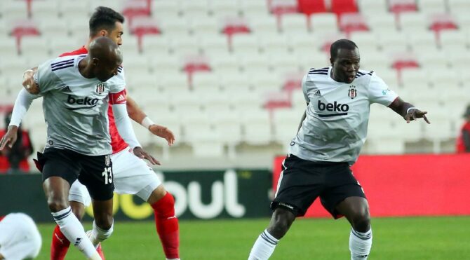 Beşiktaş’ta Vincent Aboubakar 45 dakika oynayabildi