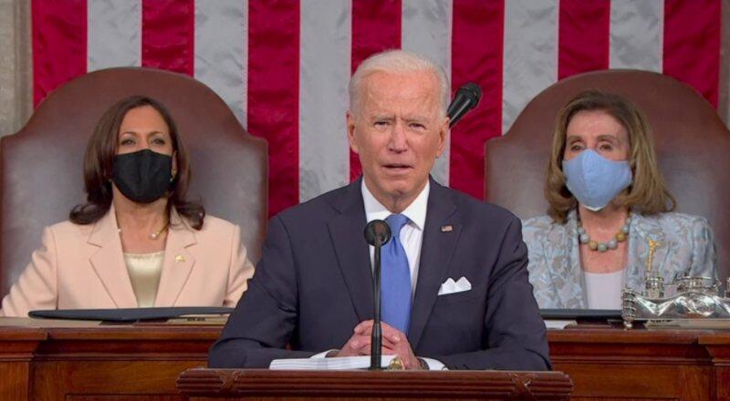 Biden ilk kez Kongre'de konuştu