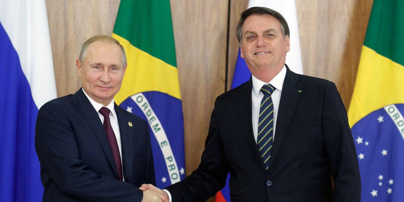 Bolsonaro, Putin ile