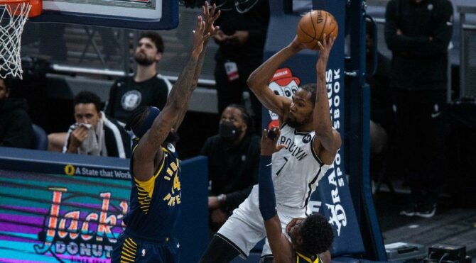 Brooklyn Nets Indiana Pacers’ı deplasmanda devirdi… Durant yıldızlaştı