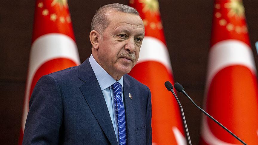 Cumhurbaşkanı Erdoğan'dan KKTC Cumhurbaşkanı Tatar'a başsağlığı telefonu