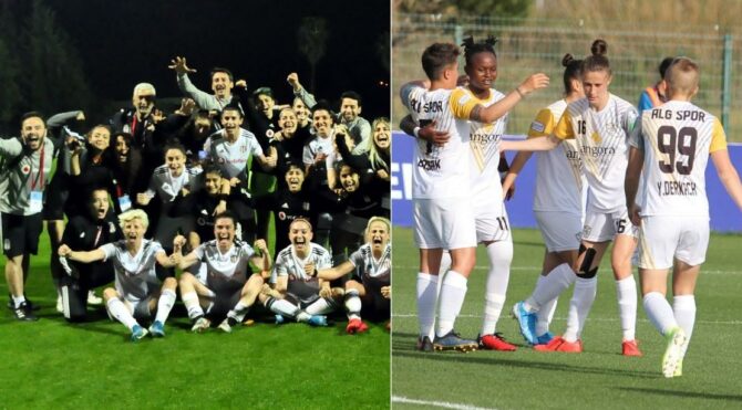 Kadın Futbol Ligi yarı finalinde dev eşleşme
