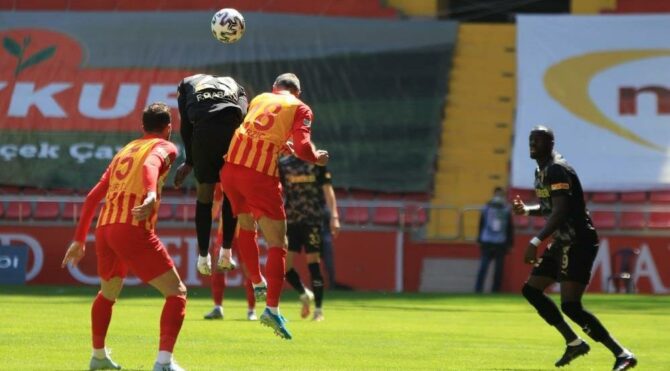 Kayserispor ile Göztepe yenişemedi: 1-1