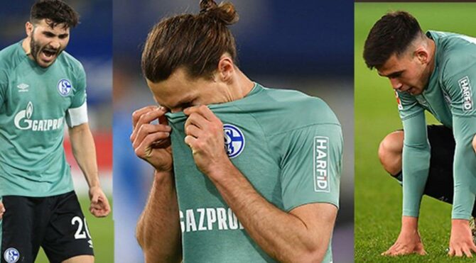 Küme düşen Schalke 04’e yumurtalı tepki