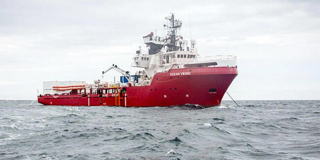 Ocean Viking gemisi Akdeniz'de 200'den fazla düzensiz göçmeni kurtardı