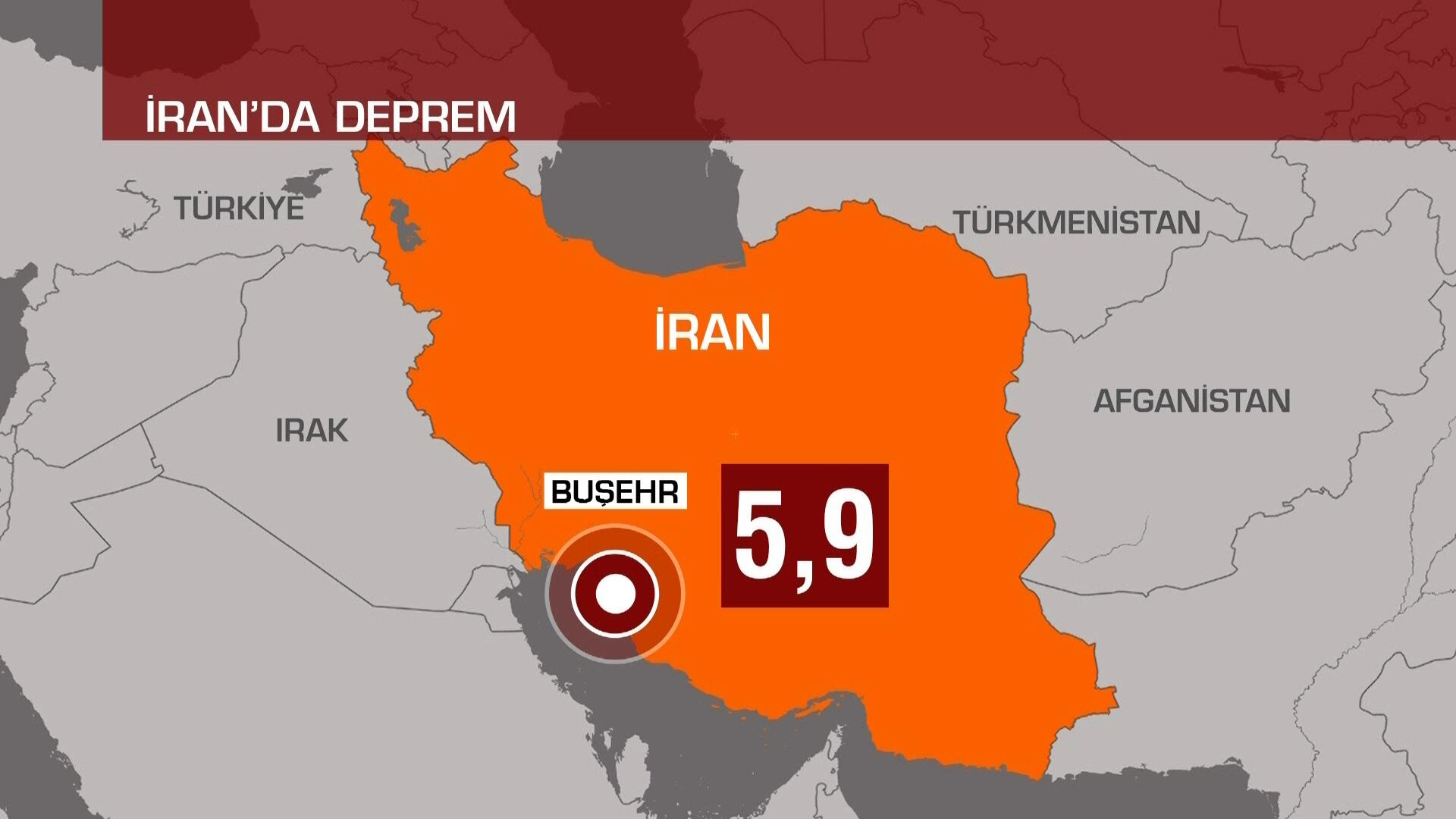 Son dakika... İran'da 5,9 büyüklüğünde deprem