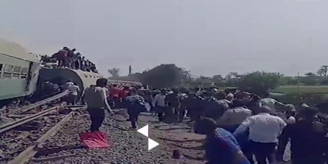 Son dakika... Mısır'da tren kazası: 100'den fazla kişi yaralandı