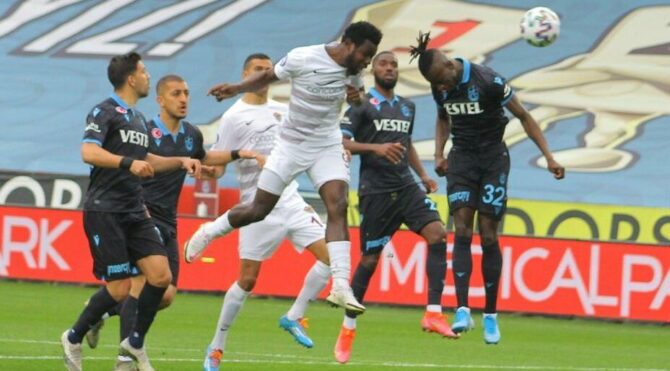 Trabzonspor bir puana abone