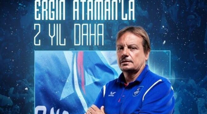 Anadolu Efes Ergin Ataman ile ‘yola devam’ dedi! Yeni sözleşme…