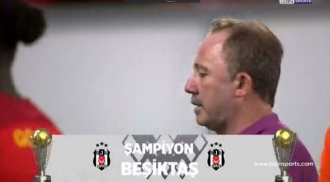 Beşiktaş şampiyon oldu, Sergen Yalçın gözyaşlarını tutamadı