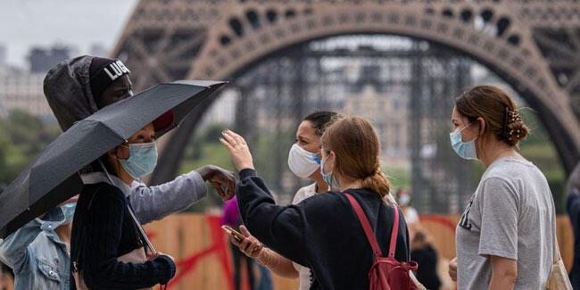 Fransa'da korona bilançosu: Son 24 saatte 24 bin 371 vaka