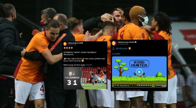 Galatasaray’dan Beşiktaş’a Twitter’da bombardıman: ‘Sizin için hazırladık…’