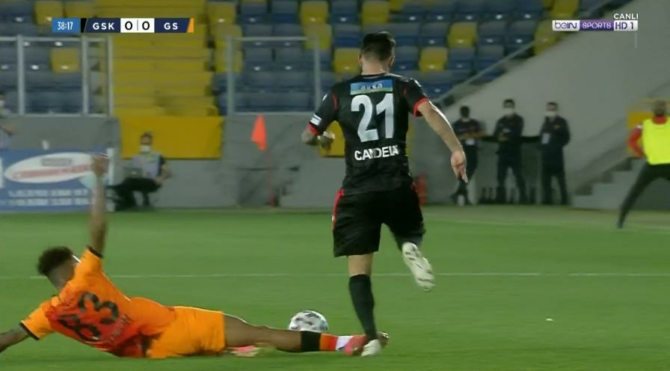 Gençlerbirliği-Galatasaray maçında Gedson Fernandes ve kırmızı kart tartışması