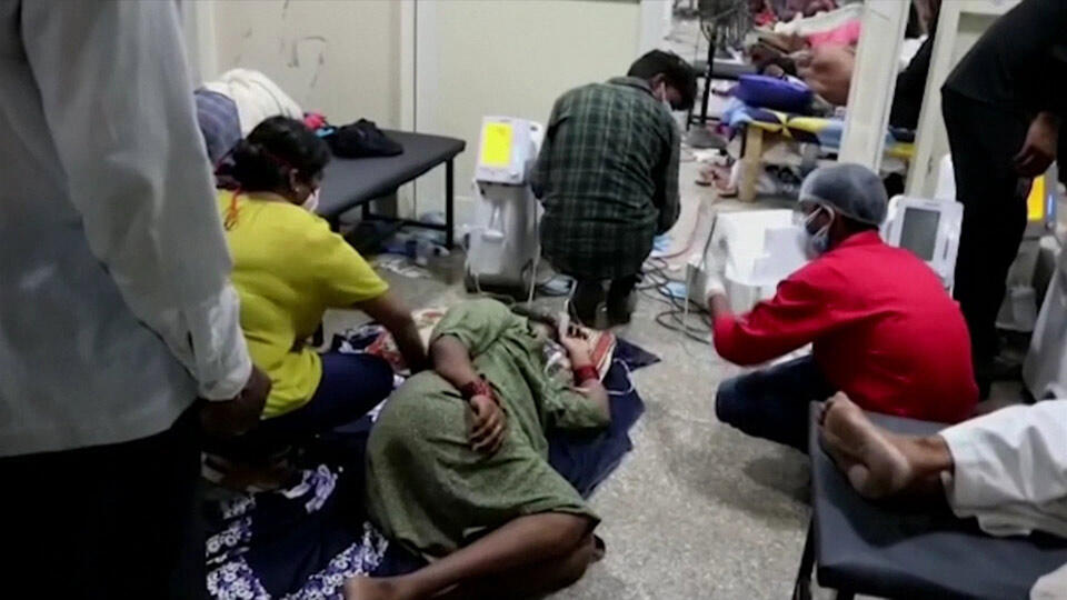 Hindistan'dan gelen görüntüler içler acısı