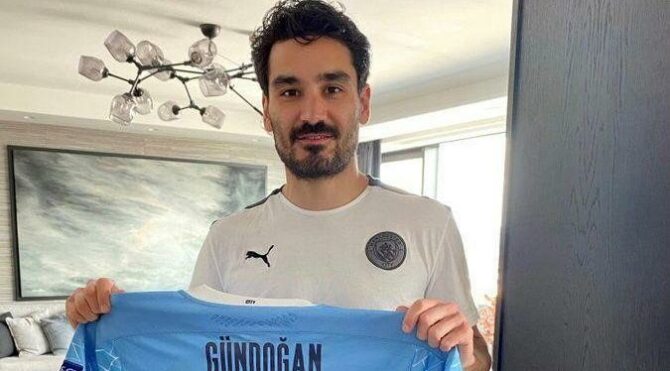 İlkay Gündoğan’dan Aysima bebek için imzalı forma