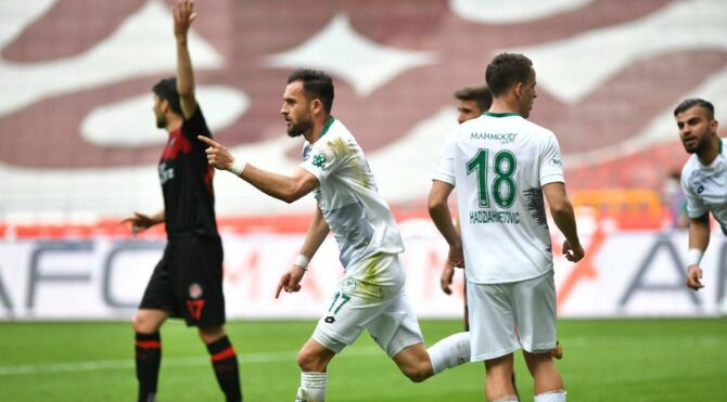 Konyaspor’un hasretini Cikalleshi şov yaparak sonlandırdı