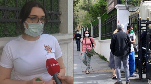 Maske çıkarılmasını protesto etti; ALES'e girmedi