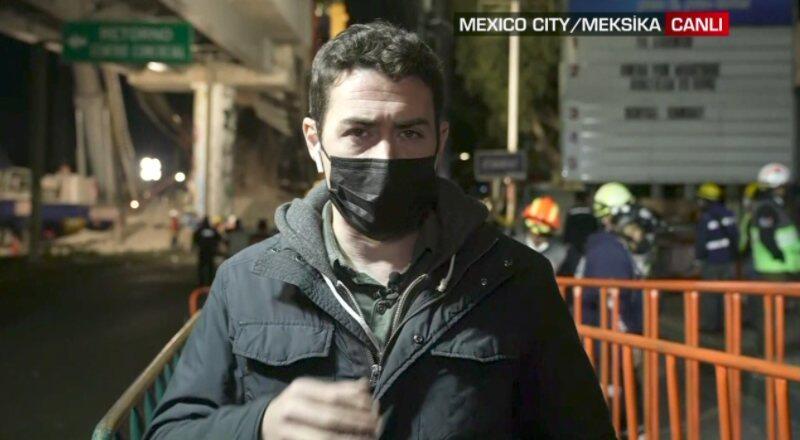Meksika'da üst geçit çöktü... CNN International muhabiri detayları paylaştı