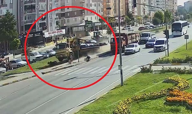 2 kişinin öldüğü feci kaza güvenlik kamerasında