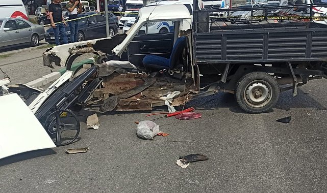 95 yaşındaki sürücü kazada hayatını kaybetti