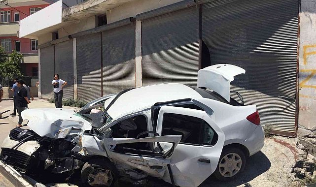 Adana'da trafik kazası: 1 ölü, 1 yaralı