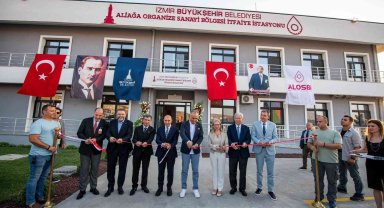 Aliağa Organize Sanayi Bölgesi İtfaiye Merkezi açıldı