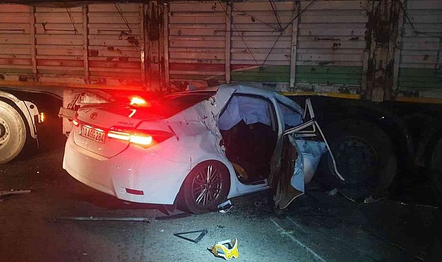Balıkesir'de trafik kazası: 1 ölü 1 yaralı