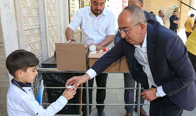 Başkan Kavuş'tan yaz Kur'an kursu öğrencilerini serinleten sürpriz