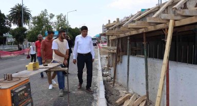 Başkan Özcan çalışmaları yerinde inceledi