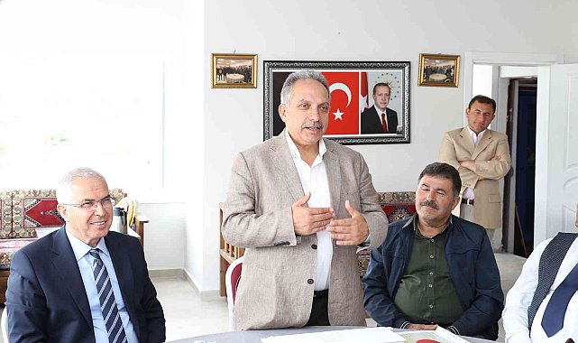 Başkan Yalçın "Derdimiz buraları daha iyi hale getirmek'