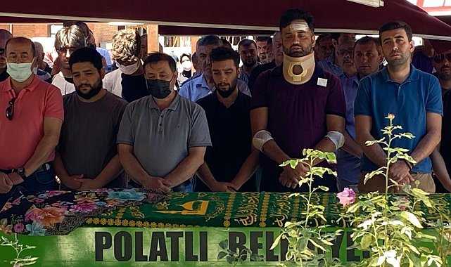 Başkentteki trafik kazasında hayatını kaybeden anne ile kızı toprağa verildi