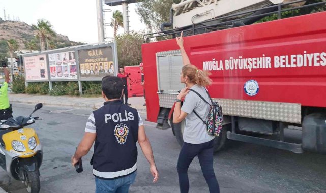 Bodrum'da korku dolu dakikalar