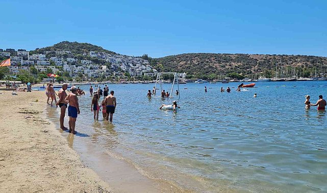 Bodrum'da sıcak hava yoğunluğu