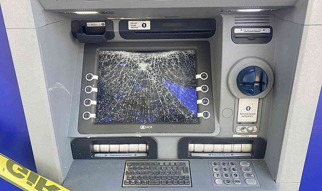 Bursa'da ATM'lere çirkin saldırı