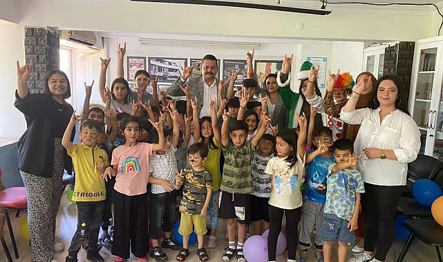Denizli'de 'Çocuklar İçin Eğitim' projesi miniklerin katılımıyla devam ediyor