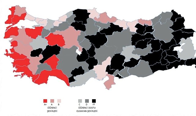 Düzce, öğrenci dostu şehirlerde bir üst sıraya yükseldi