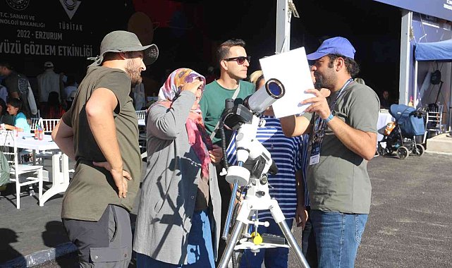 Erzurum'da 3 gün sürecek gökyüzü gözlem etkinliği başladı